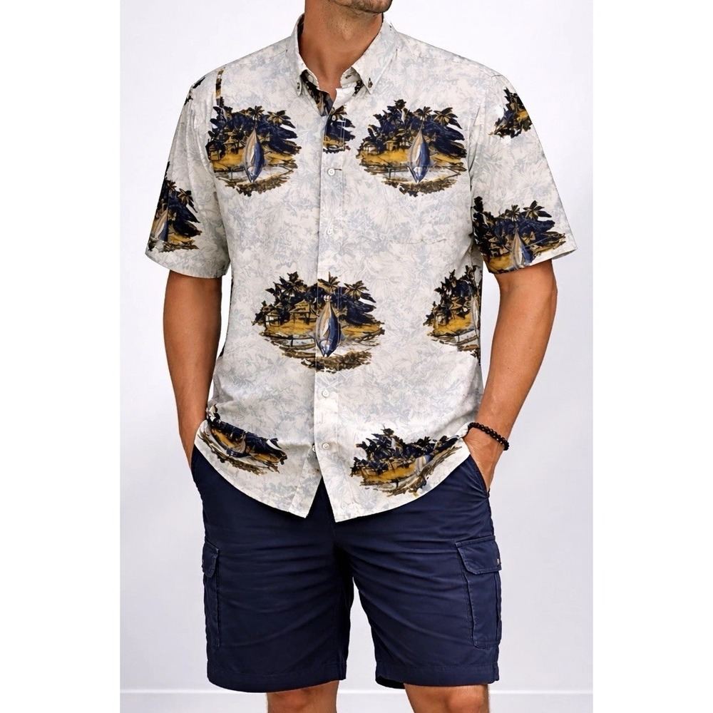 COLUMBIA PFG Men's  XXL Fishing Shirt Sailfish Print Omni-Shade NWT
